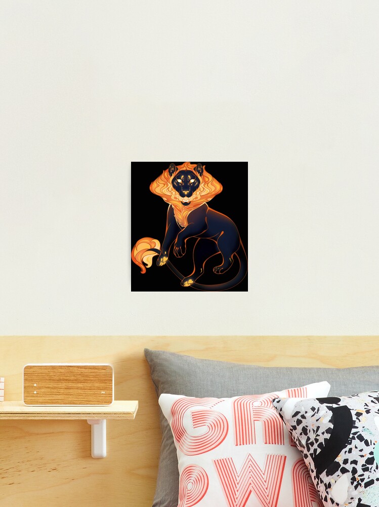 Thumbnail 2 of 3, Photographic Print, Black Hole Lion designed and sold by ChocolateRaisin.