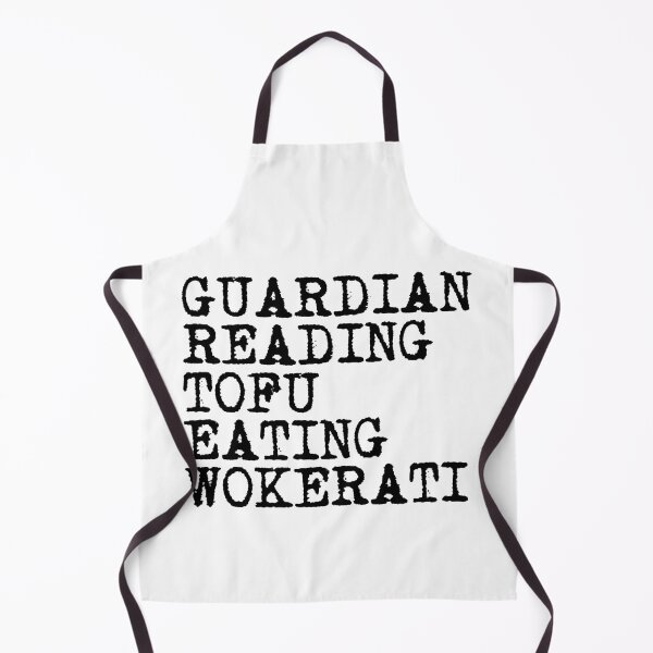 Item preview, Guardian Reading Tofu Eating Wokerati designed and sold by GraphiGroove.