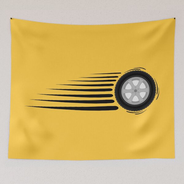 Item preview, Speeding wheel - Yellow designed and sold by Warrioll.