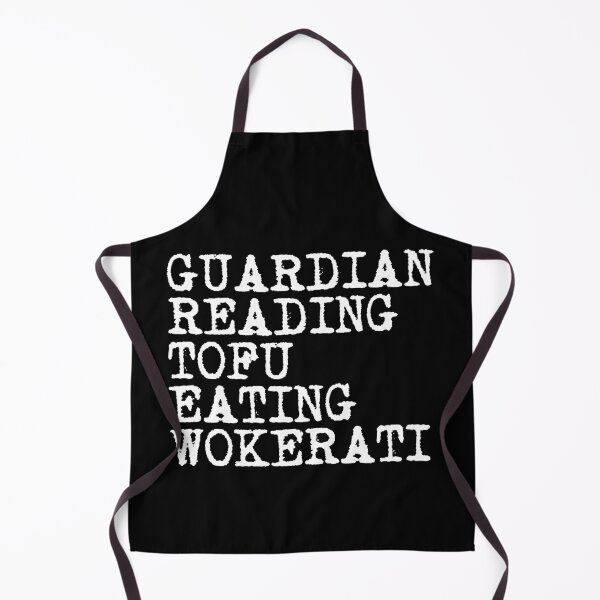 Item preview, Guardian Reading Tofu Eating Wokerati designed and sold by GraphiGroove.