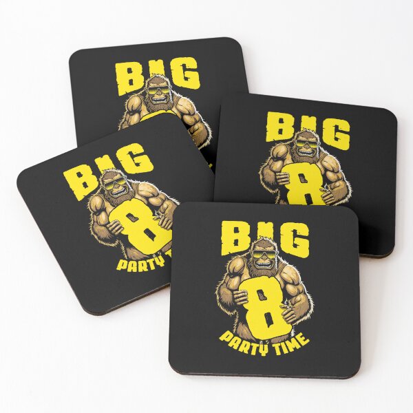 Item preview, Bigfoot 8th Birthday Funny Big Party Time 8 Year Old Kids designed and sold by GrandeDuc.