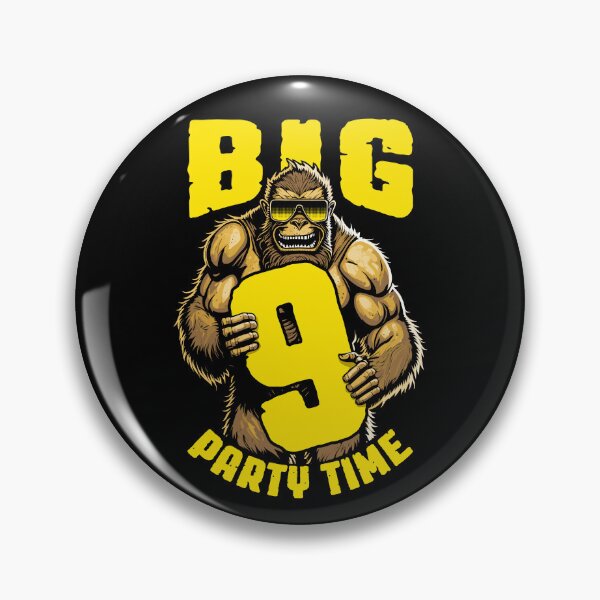 Item preview, Bigfoot 9th Birthday Funny Big Party Time 9 Year Old Kids designed and sold by GrandeDuc.