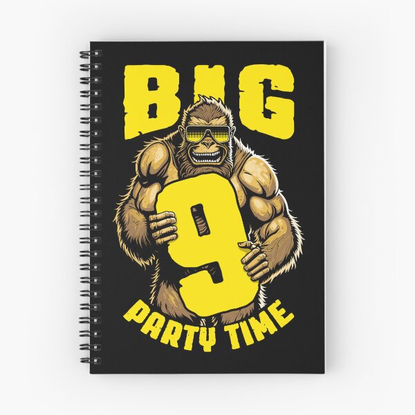 Item preview, Bigfoot 9th Birthday Funny Big Party Time 9 Year Old Kids designed and sold by GrandeDuc.