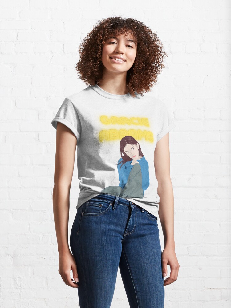 Disover Gracie Abrams with yellow letters Classic T-Shirt