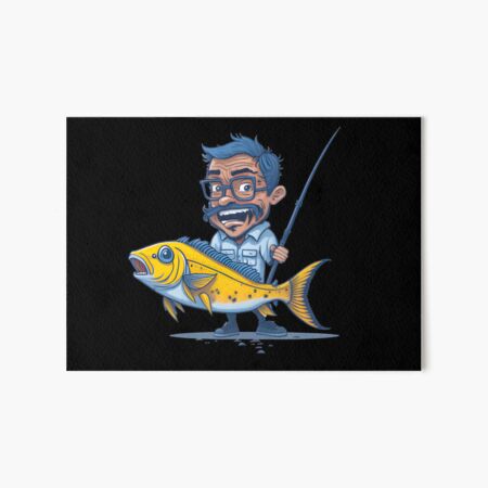 Catch a big fish Art Print for Sale by ratchawoot