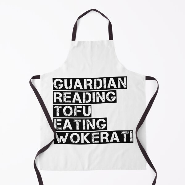 Item preview, Guardian Reading Tofu Eating Wokerati designed and sold by GraphiGroove.