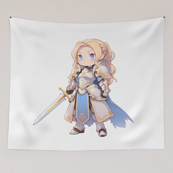 Item preview, Noble Paladin Girl Chibi designed and sold by RaineDDesigns.
