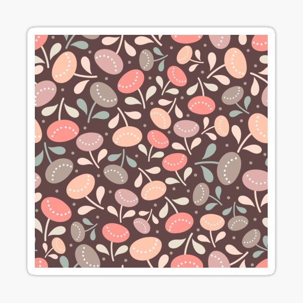 Item preview, Floral flower pretty botanical pattern designed and sold by Nicola-Rowe.