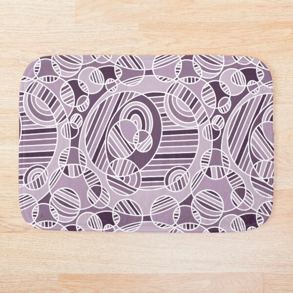 Item preview, Purple Segmented Circles Pattern designed and sold by AnaTZ.