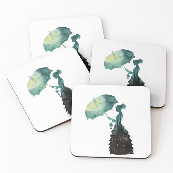 Item preview, Gothic Lady Silhouette and Skyline designed and sold by SchorlCraft.