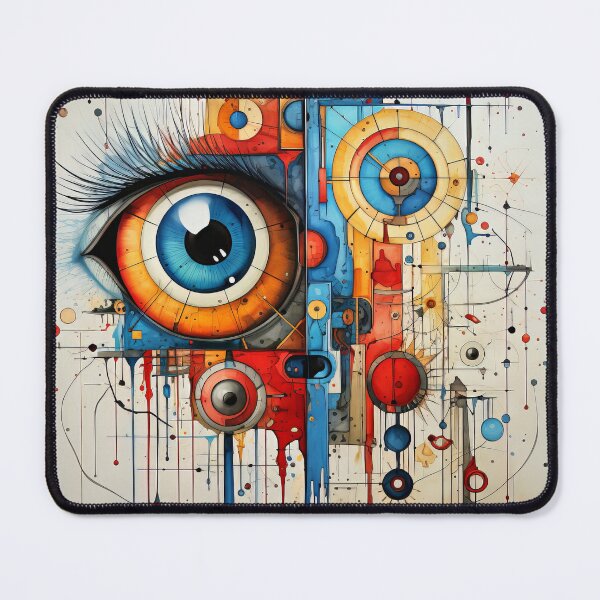 Item preview, abstract eye designed and sold by Stroka-AI-Art.