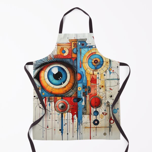 Item preview, abstract eye designed and sold by Stroka-AI-Art.