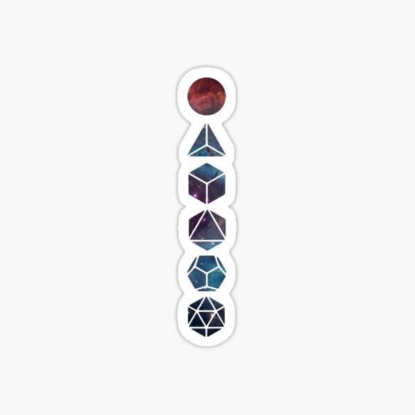Item preview, Platonic Solids, Vertical with Nebula designed and sold by AetherPeak.
