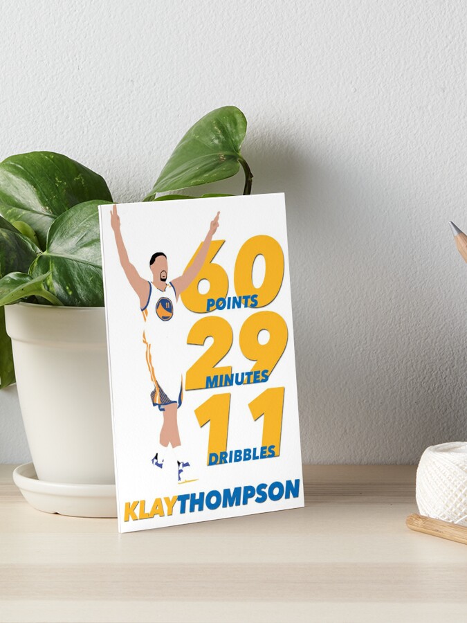 Klay Thompson Golden State Warriors Pixel Art 25 Spiral Notebook