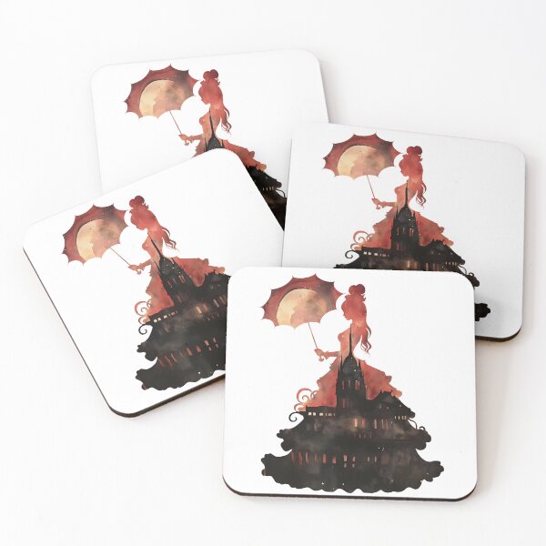 Item preview, Gothic Lady Silhouette and Skyline designed and sold by SchorlCraft.