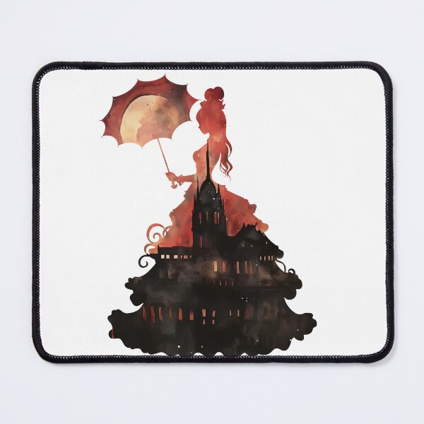 Item preview, Gothic Lady Silhouette and Skyline designed and sold by SchorlCraft.