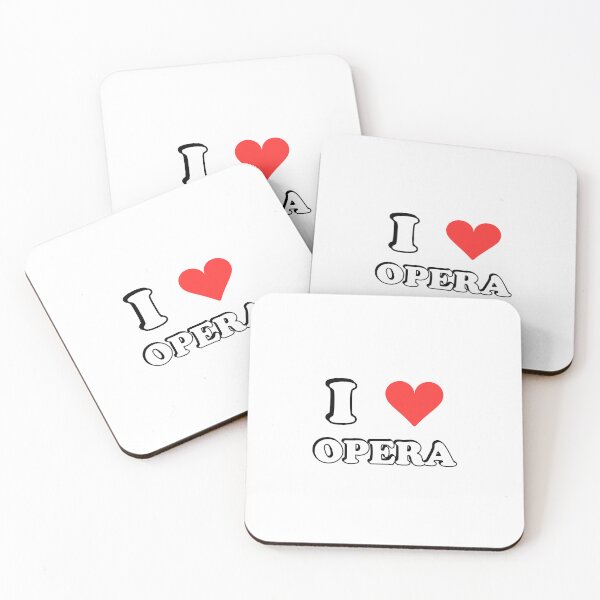 Item preview, I heart opera -  I love opera designed and sold by Inspirationmotivation.