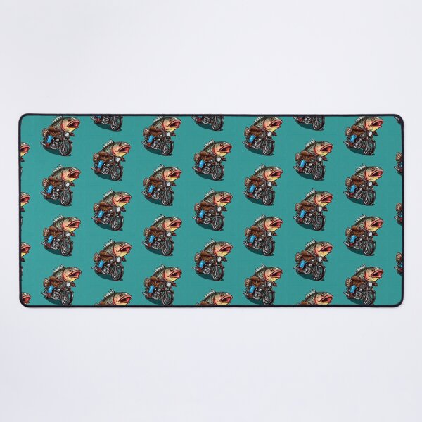 Item preview, Fish Riding Motorbike designed and sold by rgrayling.