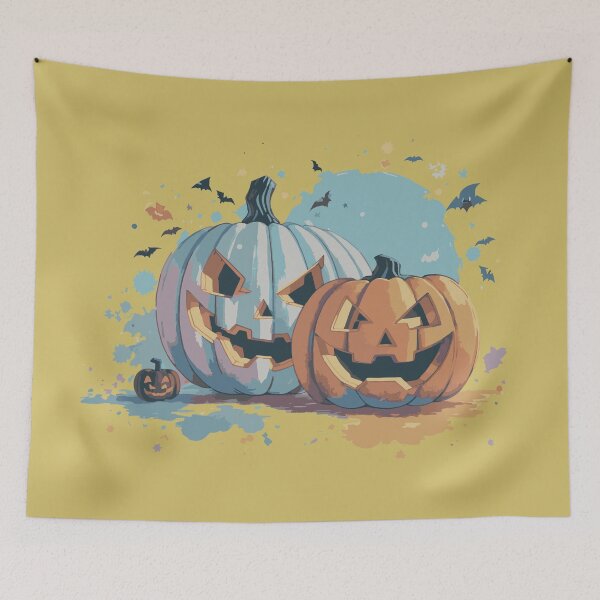 Item preview, Evil Smiles: Pumpkin Family at Halloween designed and sold by betrayedsky.