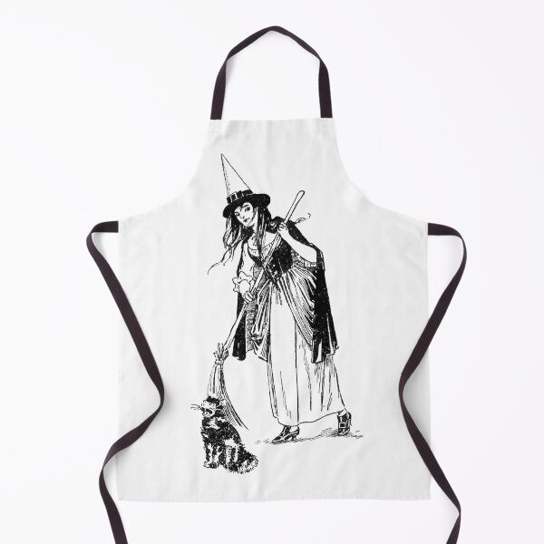 Item preview, Sexy Witch with Broom and Cat- Available As Art Prints-Mugs,Cases,Duvets,T Shirts,Stickers,etc designed and sold by born30.