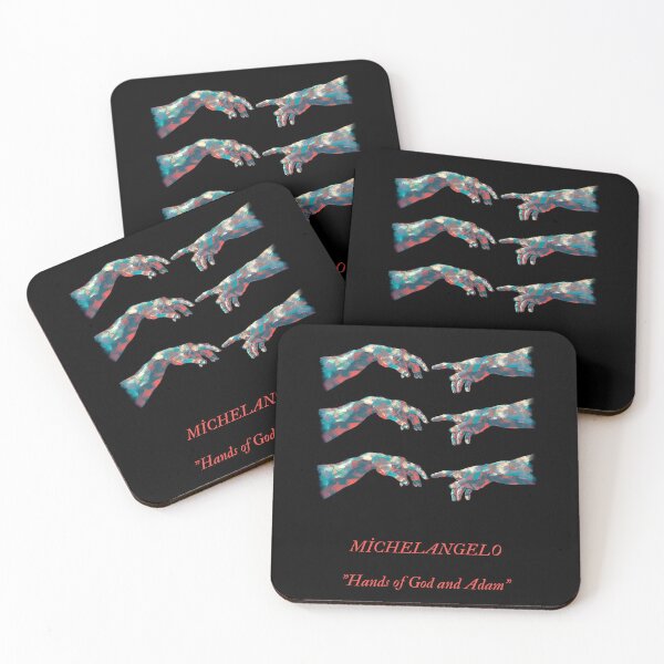Item preview, Touch "Hands of God and Adam" Inspired Elegant Michelangelo designed and sold by Psycho-Crazy.