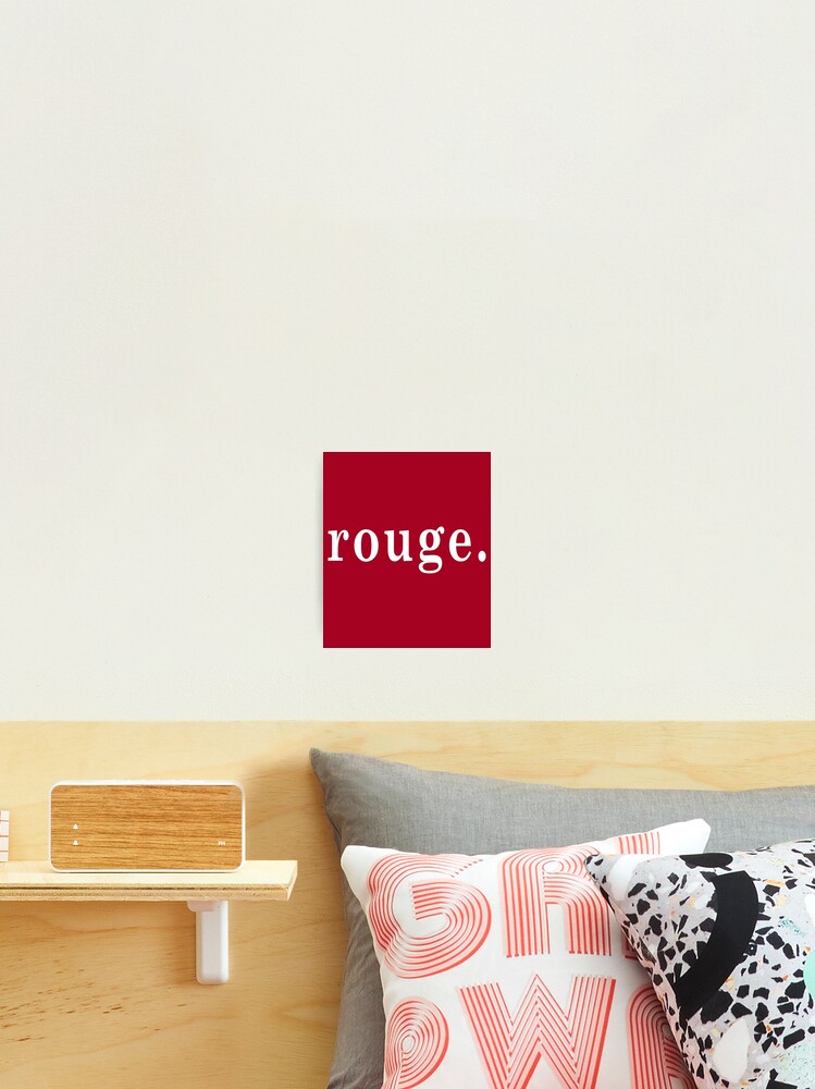Rouge French Word