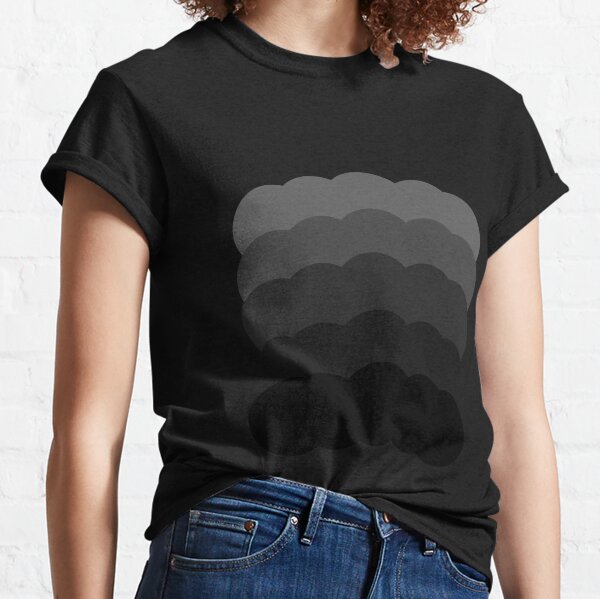 simple black to grey background Classic T-Shirt