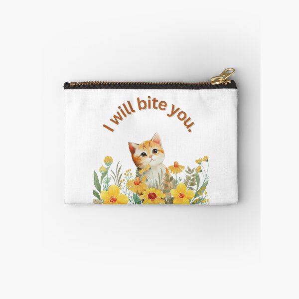 Item preview, Cute kitten Will Bite You designed and sold by catcrowlady.