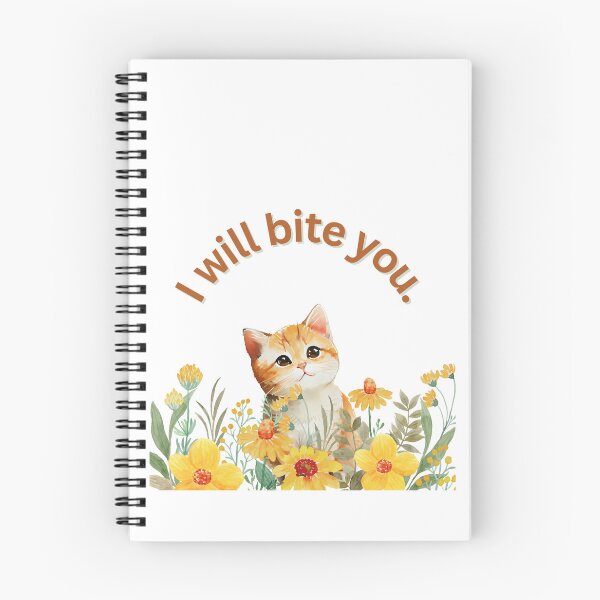 Item preview, Cute kitten Will Bite You designed and sold by catcrowlady.
