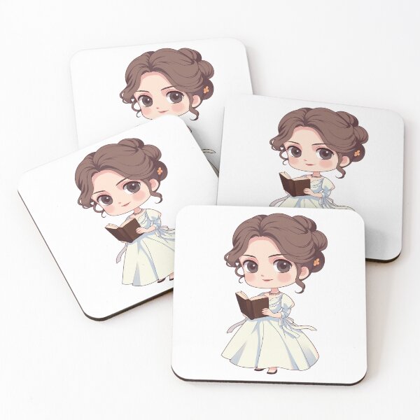 Artikelvorschau, Jane Austen Chibi entworfen und verkauft von RaineDDesigns.