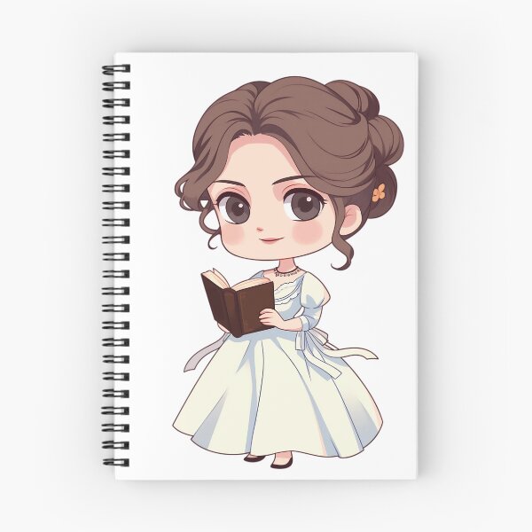 Item preview, Jane Austen Chibi designed and sold by RaineDDesigns.