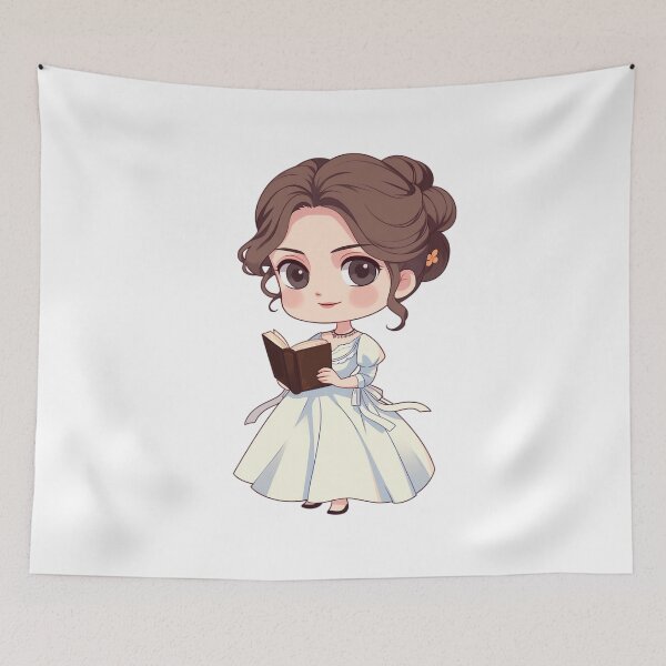 Aperçu de l'œuvre Jane AustenChibi créée et vendue par RaineDDesigns.