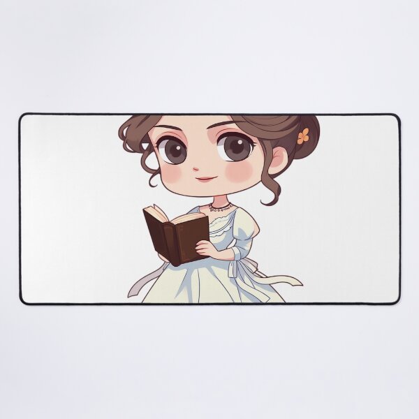 Artikelvorschau, Jane Austen Chibi entworfen und verkauft von RaineDDesigns.