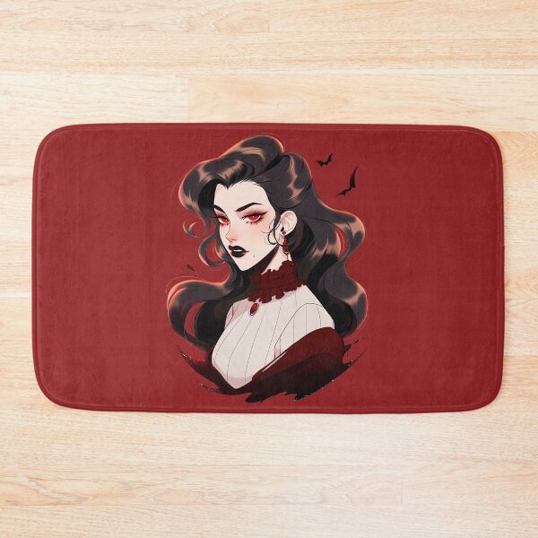 Item preview, Anime Vampire Vixen Cloaked Girl with Red Eyes designed and sold by sμ (smew).