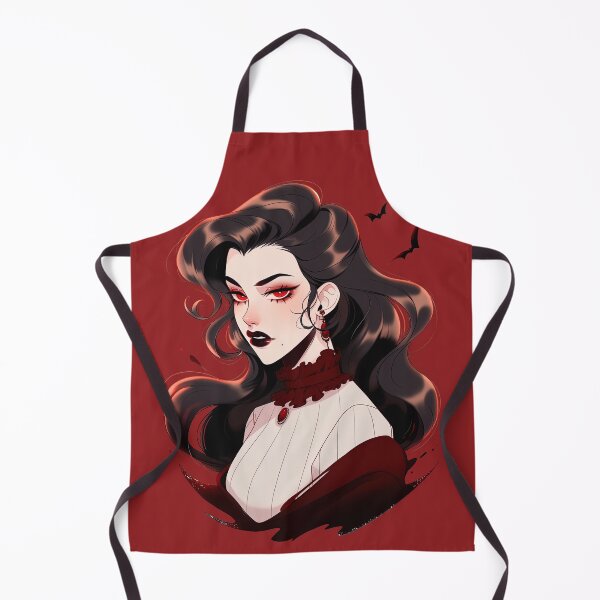 Item preview, Anime Vampire Vixen Cloaked Girl with Red Eyes designed and sold by sμ (smew).