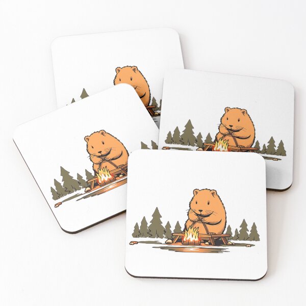 Item preview, Capybara at the campsite designed and sold by PawelNature.
