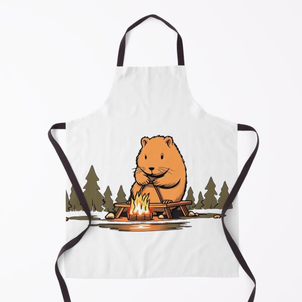 Item preview, Capybara at the campsite designed and sold by PawelNature.