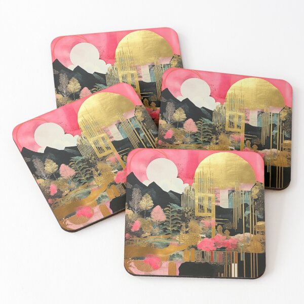 Item preview, Collage landscape artwork designed and sold by silent-violin.