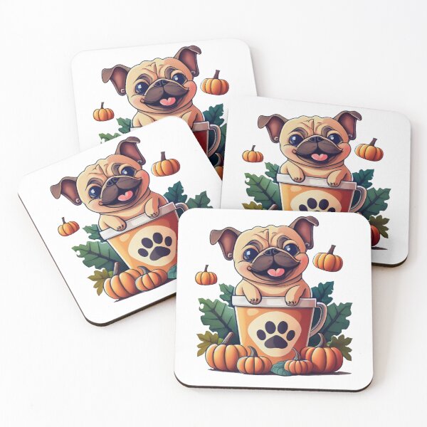 Item preview, Pug Halloween pumpkins  designed and sold by Coollzone.