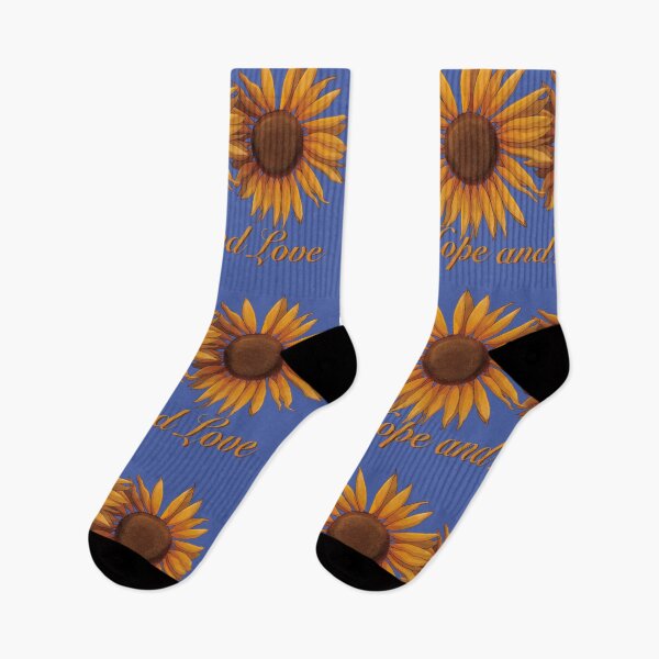 Item preview, Joy, Hope and Love Sunny Sunflowers for positivity designed and sold by OhNoNotAgain42.
