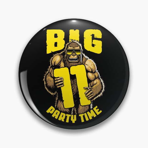 Item preview, Bigfoot 11th Birthday Funny Big Party Time 11 Year Old Kids designed and sold by GrandeDuc.