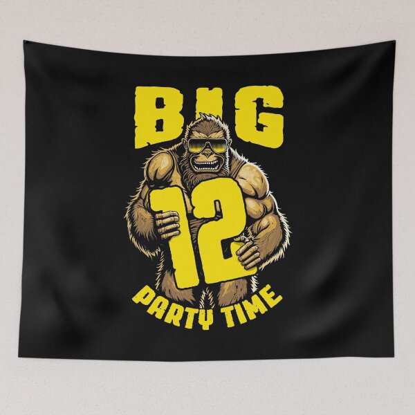 Item preview, Bigfoot 12th Birthday Funny Big Party Time 12 Year Old Kids designed and sold by GrandeDuc.