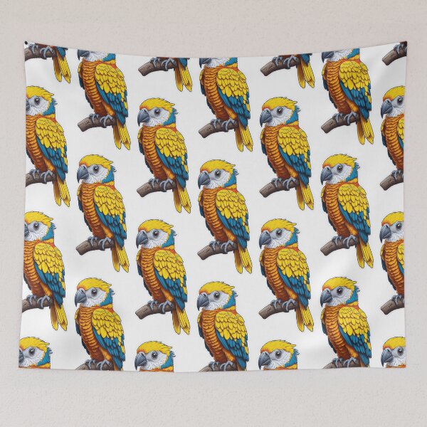 Item preview, The Ara parrot, often referred to as the Macaw, is known for its vibrant and striking appearance.  designed and sold by PrintGood.