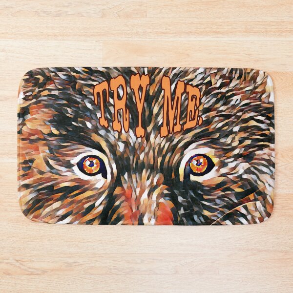 Item preview, Try Me Fierce Wolf Determination designed and sold by gleefulme.