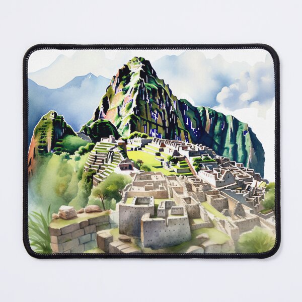 Item preview, Watercolor Design of Machu Picchu - Peru  designed and sold by Sketch-Shack.