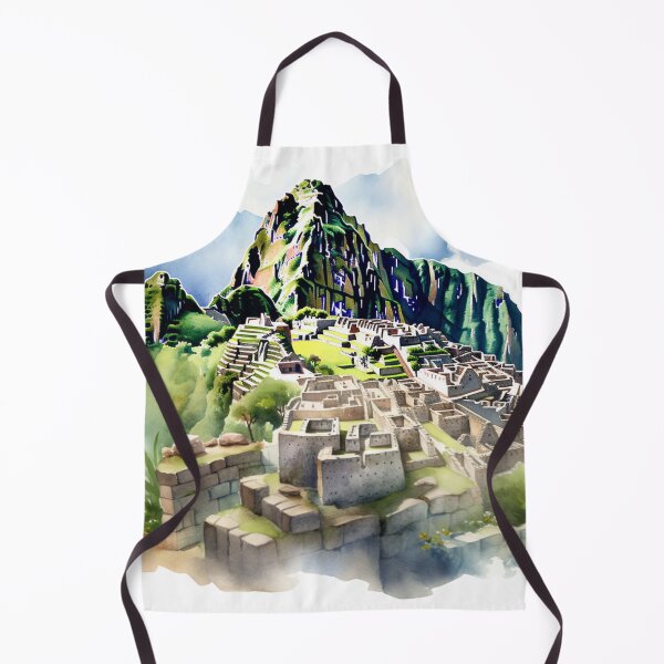 Item preview, Watercolor Design of Machu Picchu - Peru  designed and sold by Sketch-Shack.