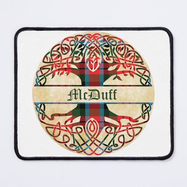 Item preview, McDuff Tree of Life Clan Scottish Surname tartan designed and sold by BagTown Clans.