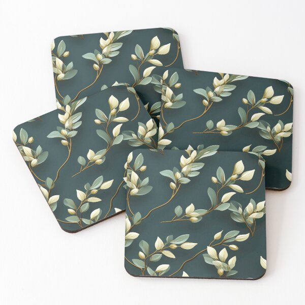 Item preview, Leafy Green Delight: Trendy Pattern for Eco-conscious Shoppers designed and sold by elimiui.