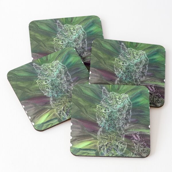 Item preview, Emerald cat designed and sold by Natalia Mikhaylina.