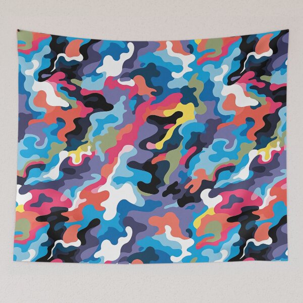 Item preview, Bright Urban Camo Camouflage Design Pattern designed and sold by sμ (smew).